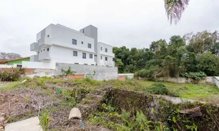 Terreno à venda na rua josé serrato, 79, santa cândida, curitiba, 1032 m2 por r$ 1.200.000