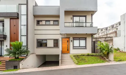 Casa em condomínio fechado com 3 quartos à venda na rua luiz tramontin, 1651, campo comprido, curitiba, 243 m2 por r$ 2.080.000