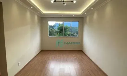 Apartamento com 2 dormitórios à venda, 52 m² por r$ 299.000 - araras - teresópolis/rj