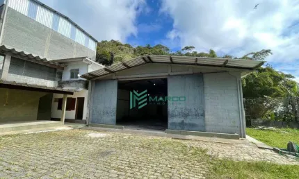 Galpão para alugar, 319 m² por r$ 6.653/mês - meudon - teresópolis/rj