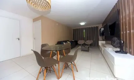 Apartamento com 3 quartos para alugar na Avenida Oceano Indico, 255, Porto das Dunas, Aquiraz