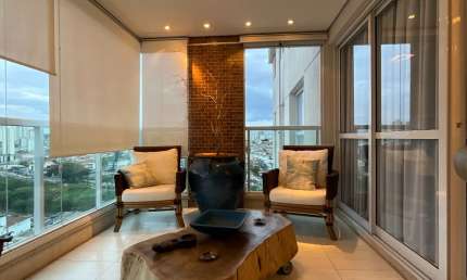 Lindo apartamento pronto e mobiliado no Tatuapé de alto padrão de 157m² 3 Suítes - 4 Vagas de garagem + Depósito