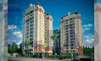 Apto 3 Dorms Cond Luzes Campolim Locação - 85m  Ar cond -2 Vagas Cobertas + Deposito Privativo