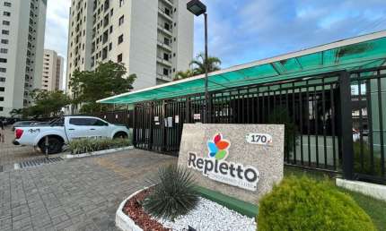 Apartamento no Repletto Condomínio Clube, 8º andar, sombra (melhor coluna), desocupado!