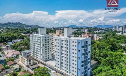 Apartamento com 2 dormitórios, sendo 1 suíte à venda, 67 m² por R$ 498.000 - Velha - Blumenau/SC