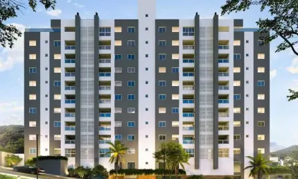 Apartamento com 2 dormitórios, sendo 1 suíte à venda, 66 m² por R$ 440.000 - Velha - Blumenau/SC