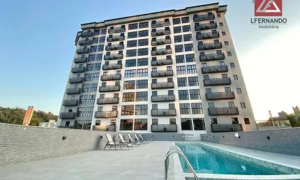 Apartamento mobiliado com 2 dormitórios à venda, 66 m² por R$ 540.000 - Centro - Blumenau/SC