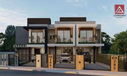 Sobrado com 2 suítes à venda, 107 m² por R$ 590.000 - Bela Vista - Gaspar/SC