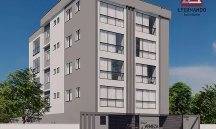 Apartamento com 2 dormitórios, sendo 1 suíte à venda, 60 m² por R$ 320.000 - Estados - Indaial/SC