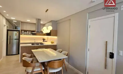 Apartamento  mobiliado com 3 dormitórios, sendo 2 suítes à venda, 106 m² por R$ 1.050.000 - Escola Agrícola - Blumenau/SC