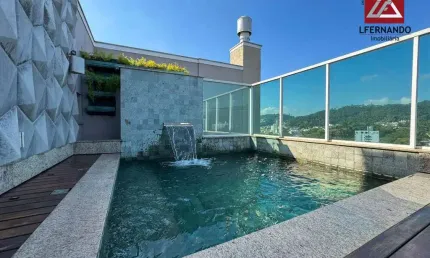 Cobertura totalmente mobiliada com 3 suítes à venda, 204 m² por R$ 2.880.000 - Água Verde - Blumenau/SC