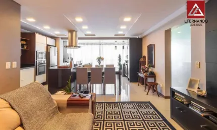 Apartamento mobiliado com 3 dormitórios, sendo 1 suíte à venda, 99 m² por r$ 890.000 - centro  - blumenau/sc