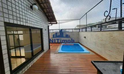 Cobertura com piscina de 3 quartos a venda em São Domingos Niterói.