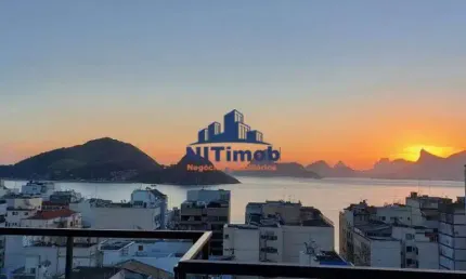 Cobertura à venda, 5 quartos, 3 suítes, 2 vagas, icaraí - niterói/rj