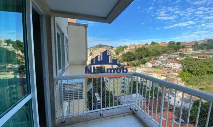 Apartamento duplex para aluguel, 1 quarto, 1 suíte, 1 vaga, icaraí - niterói/rj