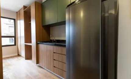 Apartamento Moema Novo, Mobiliado - 20M², 1 Dorm, Ar Condicionado, Lazer.