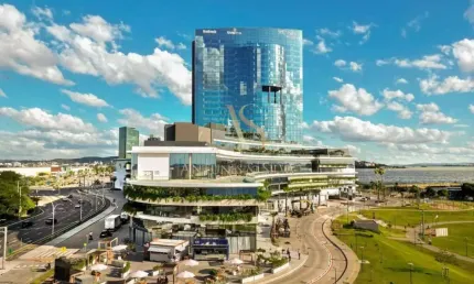 Sala comercial com 1 sala para alugar na avenida padre cacique, 2893, praia de belas, porto alegre por r$ 2.400