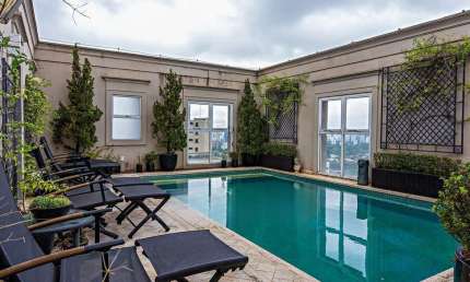 Cobertura duplex  no Jardim Paulista - vista panorâmica deslumbrante