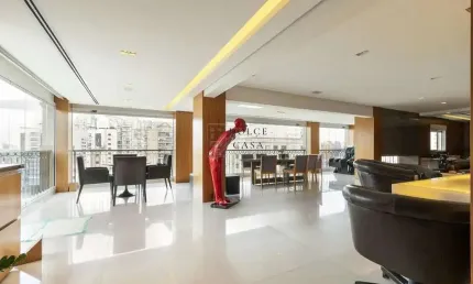 Apartamento na vila nova conceição - mobiliado com 2 suítes + escritório