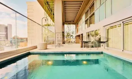 Cobertura no jardins - mobiliada, smart house, piscina e academia