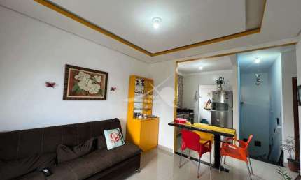 Casa de Condomínio com 2 dorms, Guilhermina, Praia Grande - R$ 390 mil, Cod: 9897