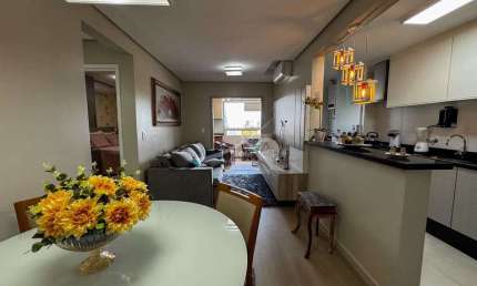 Apartamento com 1 suíte na Tupi em Praia Grande - SP