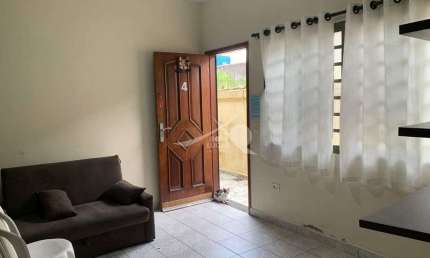 Casa de Condomínio com 1 quarto, Aviação, Praia Grande - R$ 230 mil, Cod: 11712