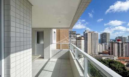 Apartamento com 2 dormitórios na Aviação, Praia Grande - SP