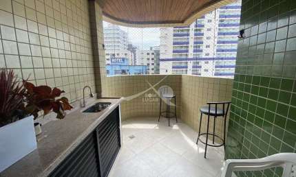 Apartamento com 3 quartos VISTA MAR, Guilhermina - Praia Grande