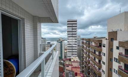 Apartamento com 2 quartos na Tupi, Praia Grande - SP