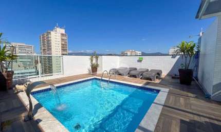 Cobertura DULPEX com piscina  3 quarto em Praia Grande