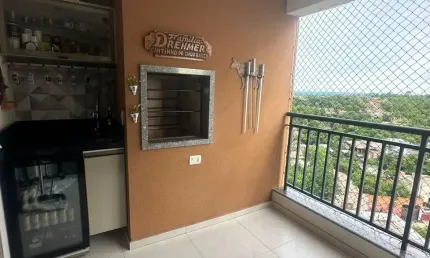 Apartamento a venda com 3 quartos sendo 1 suíte e armários planejados