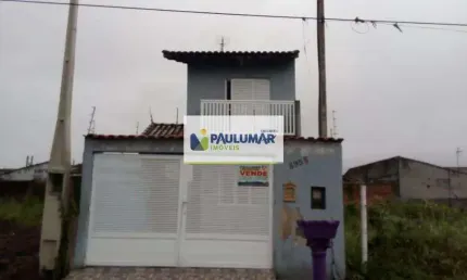Sobrado com 2 quartos, Vera Cruz, Mongaguá - R$ 190 mil, Cod: 827994