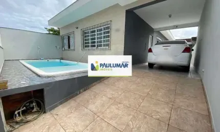 Casa com 3 quartos, Balneário Itaóca, Mongaguá - R$ 550 mil, Cod: 829311