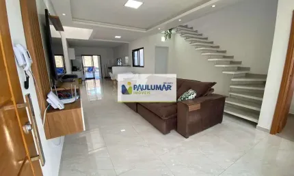 Sobrado com 3 dorms, Vera Cruz, Mongaguá - R$ 750 mil, Cod: 831339