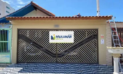 Casa com 4 quartos, Vila Anhanguera, Mongaguá - R$ 495 mil, Cod: 831452