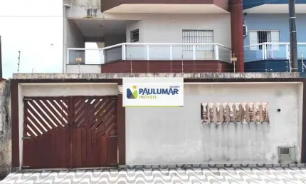 Sobrado com 3 quartos, Balneário Itaguai, Mongaguá - R$ 400 mil, Cod: 831493