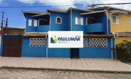 Sobrado com 3 dorms, Balneário Itaóca, Mongaguá - R$ 300 mil, Cod: 831968