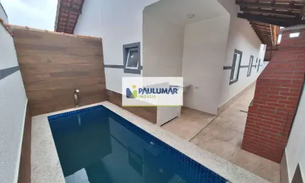 Casa com 2 quartos, Balneário Itaóca, Mongaguá - R$ 409 mil, Cod: 832472