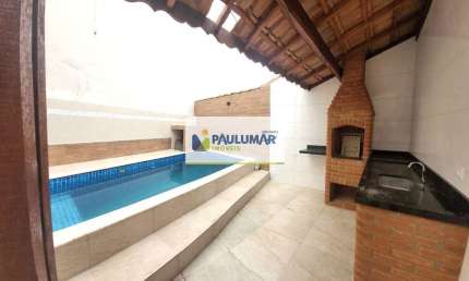 Casa com 3 dorms, Balneário Anchieta, Mongaguá - R$ 450 mil, Cod: 832802