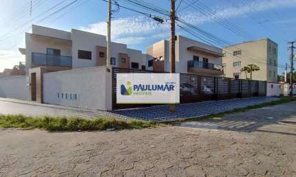 Sobrado de Condomínio com 2 dorms, Vila Anhanguera, Mongaguá - R$ 360 mil, Cod: 832357