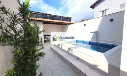 Casa com 2 dorms, Balneário Plataforma II, Mongaguá - R$ 380 mil, Cod: 833046