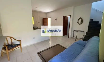 Sobrado de Condomínio com 2 quartos, Balneário Santa Eugênia, Mongaguá - R$ 190 mil, Cod: 833096