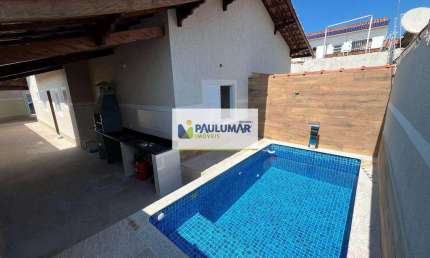 Casa com 2 quartos, Balneário Itaguai, Mongaguá - R$ 409 mil, Cod: 833462