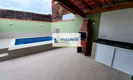 Casa com 2 quartos, Balneário Jussara, Mongaguá - R$ 349 mil, Cod: 833479