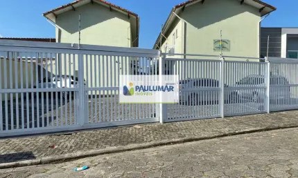 Sobrado de condomínio com 2 dorms, vila atlântica, mongaguá - r$ 315 mil, cod: 827581