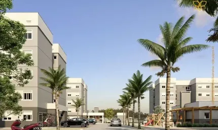 Apartamento com 2 dormitórios à venda, 42 m² por r$ 184.768,75 - jardim betânia - cachoeirinha/rs