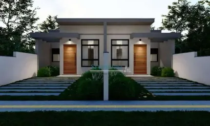 Casa com 2 dormitórios à venda, 68 m² por r$ 349.000,00 - são vicente - gravataí/rs