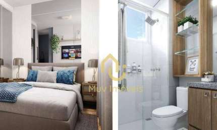 Apartamento de dois quartos com suíte próximo a PUCPR
