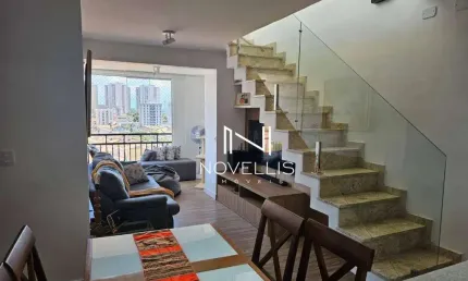 Apartamento Duplex com 3 dormitórios à venda, 124 m² por R$ 850.000 - Jardim das Indústrias - São José dos Campos/SP